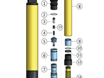 Пневмоударник высокого давления K8 (COP84), D185