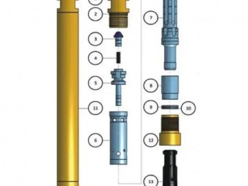 Пневмоударник высокого давления K3 (DPD 3.5), D82